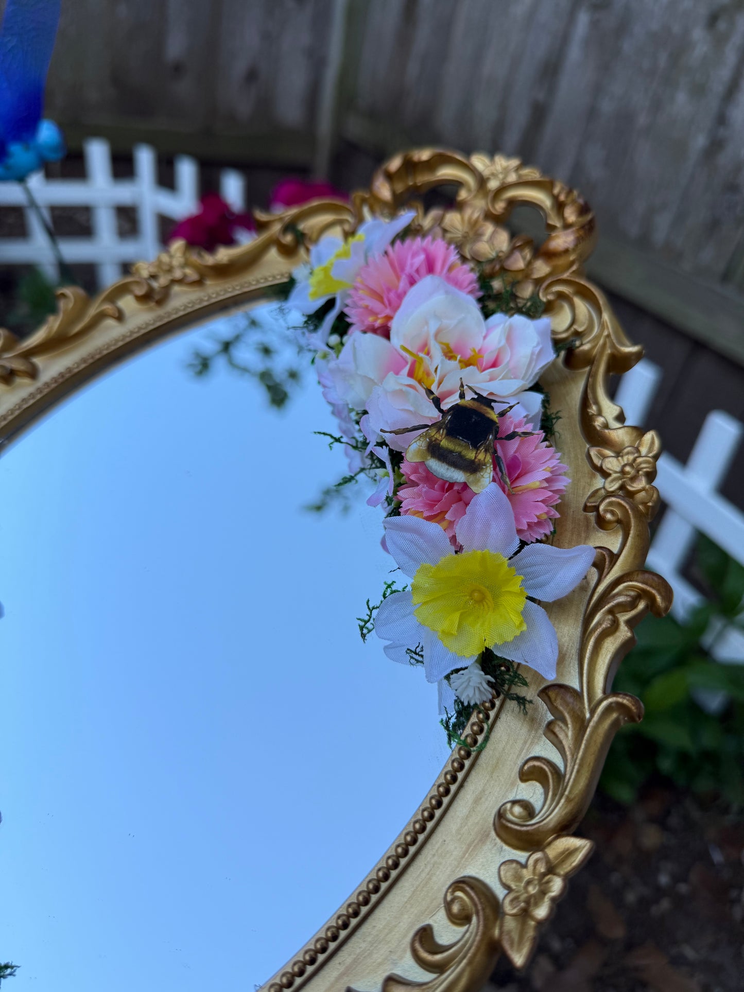 Emperor Moth & Bumble Bee Fairy Mirror