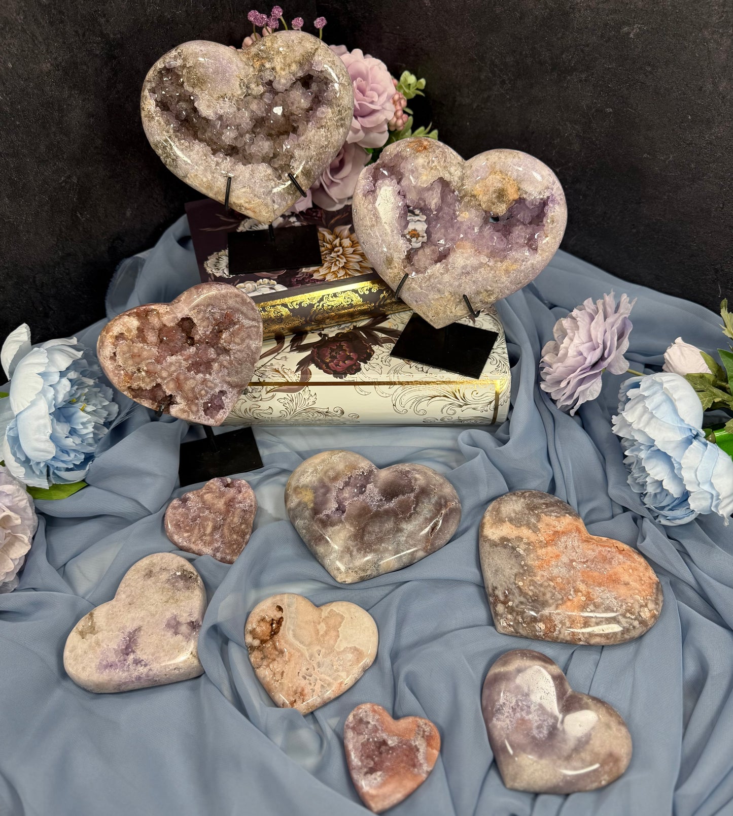 Pink Amethyst Heart