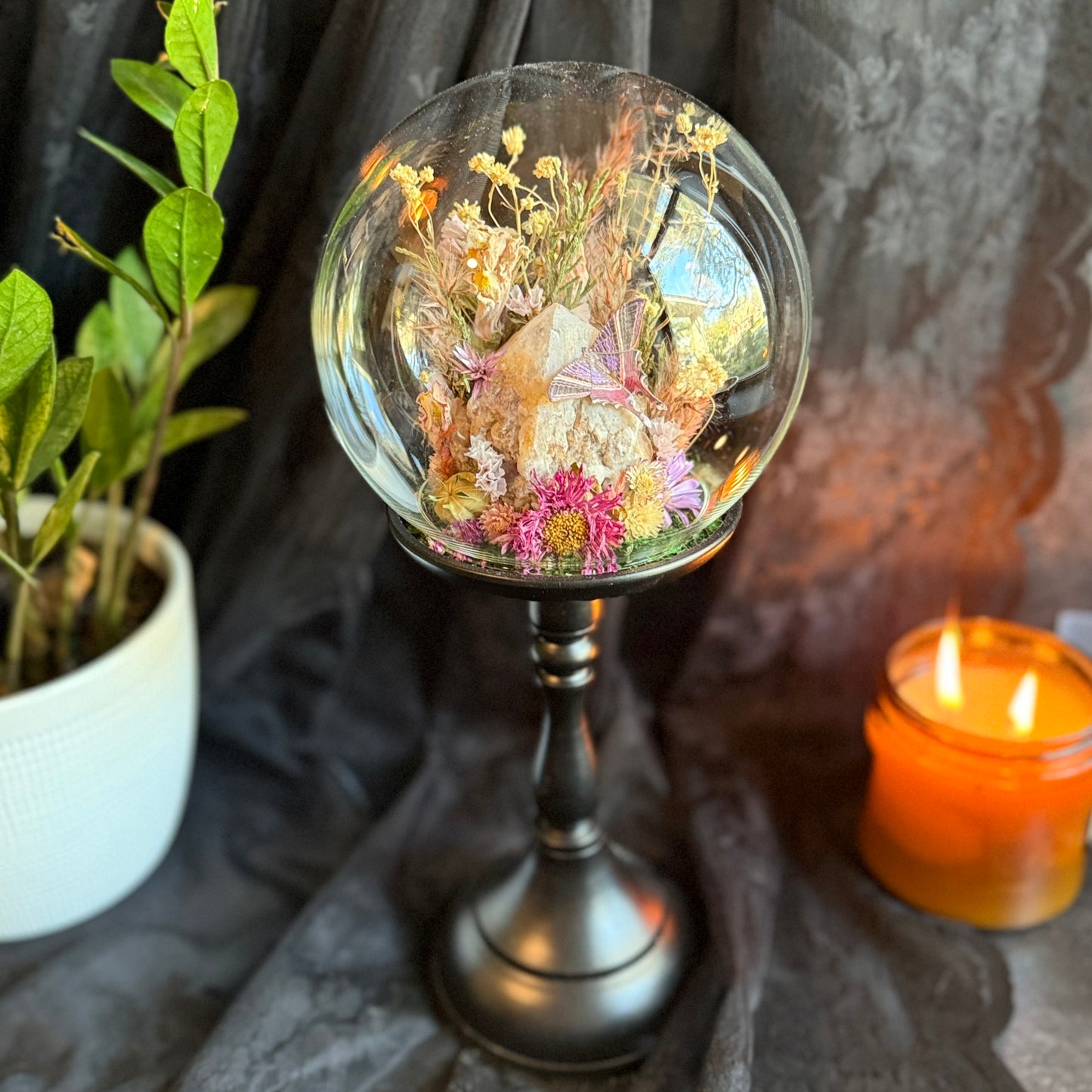Pink Amethyst Terrarium