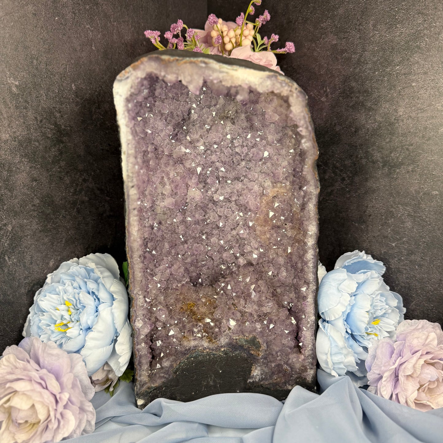 Large Amethyst Cathedral with Inclusions