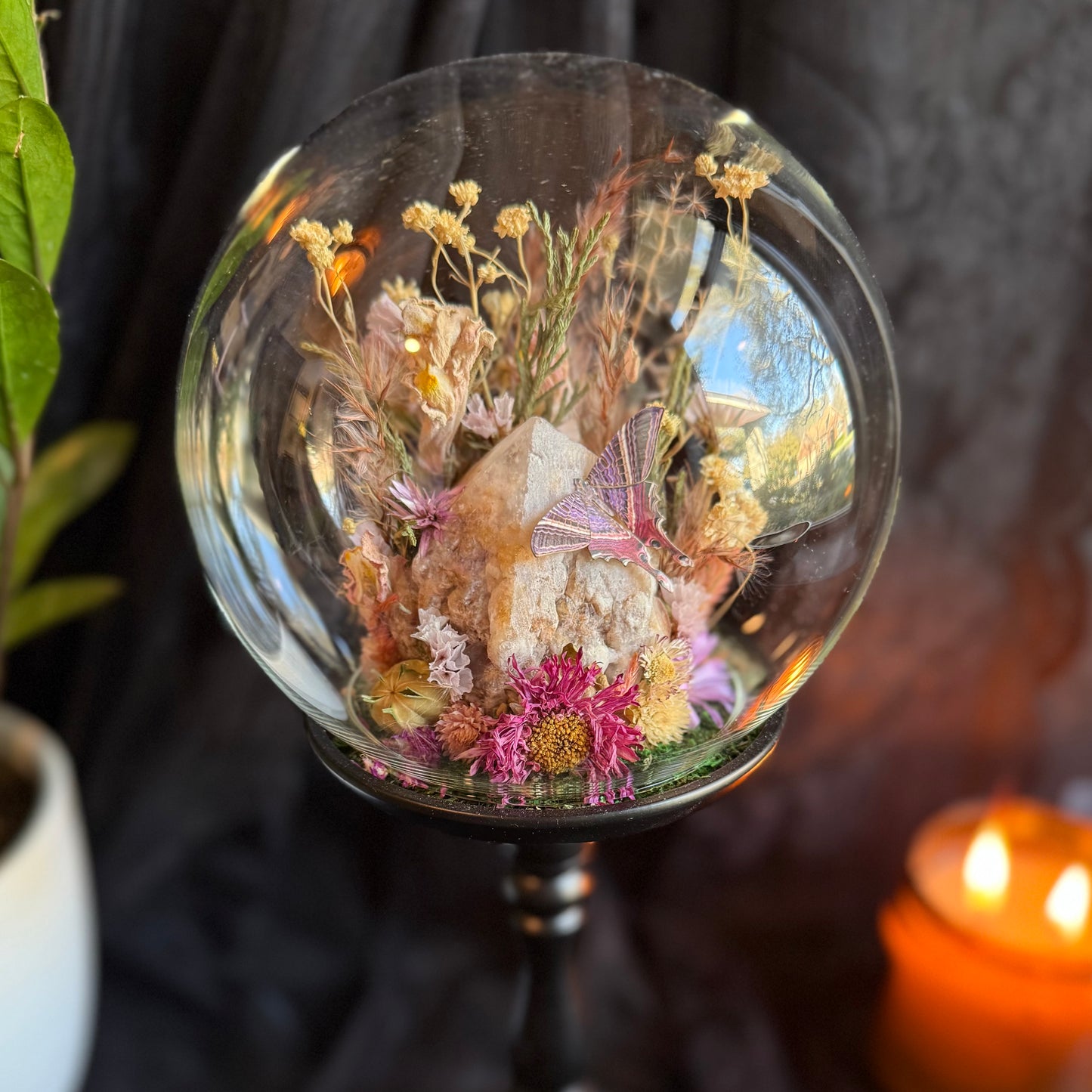 Pink Amethyst Terrarium