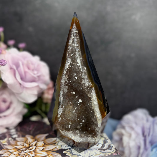 Agate Druzy Diamond