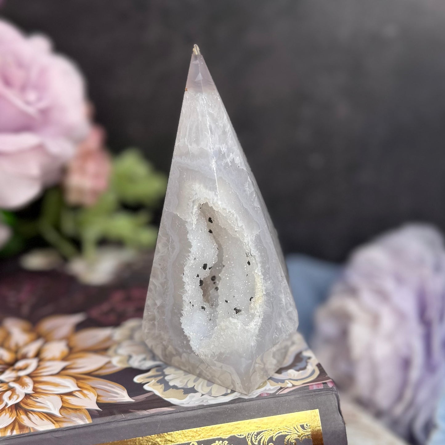 Agate Druzy Diamond
