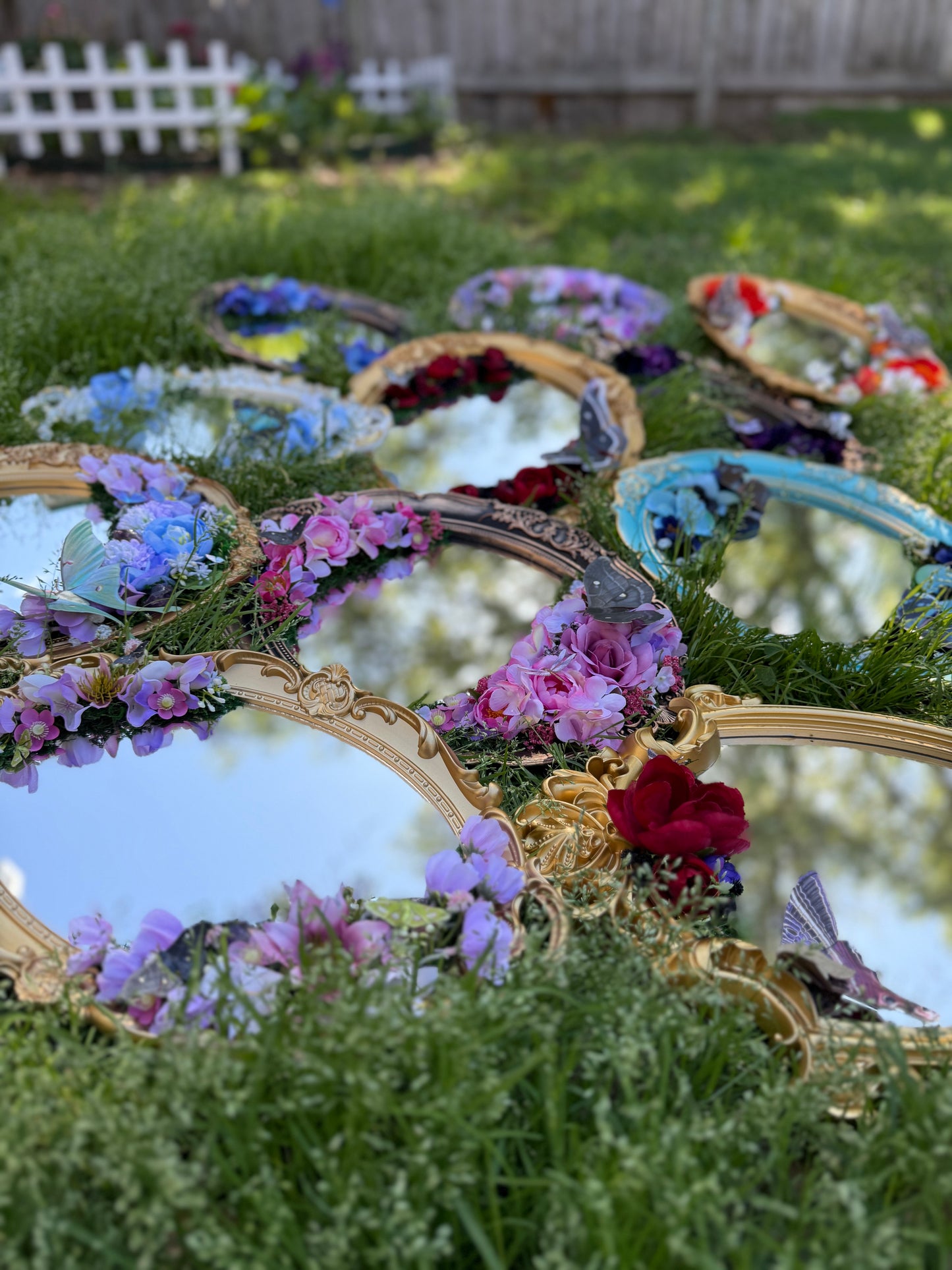Labradorite & Calleta Moth Fairy Mirror