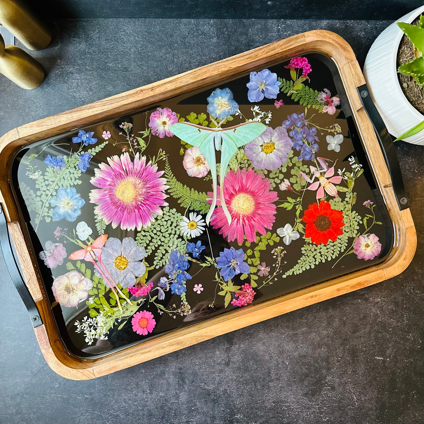 Fairy Garden Coffee Table Tray