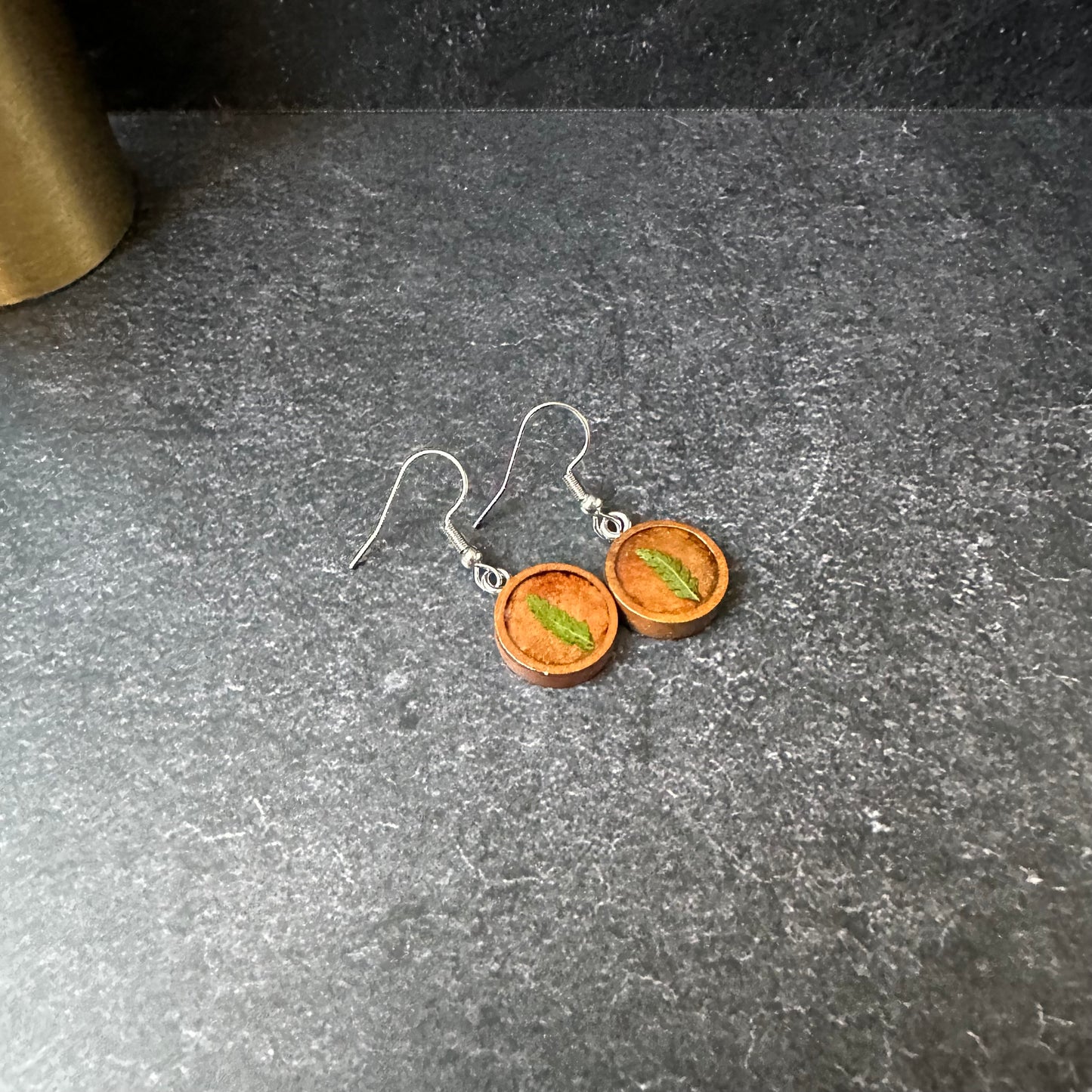 Fern Wood Earrings