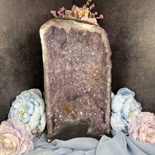 Large Amethyst Cathedral with Inclusions