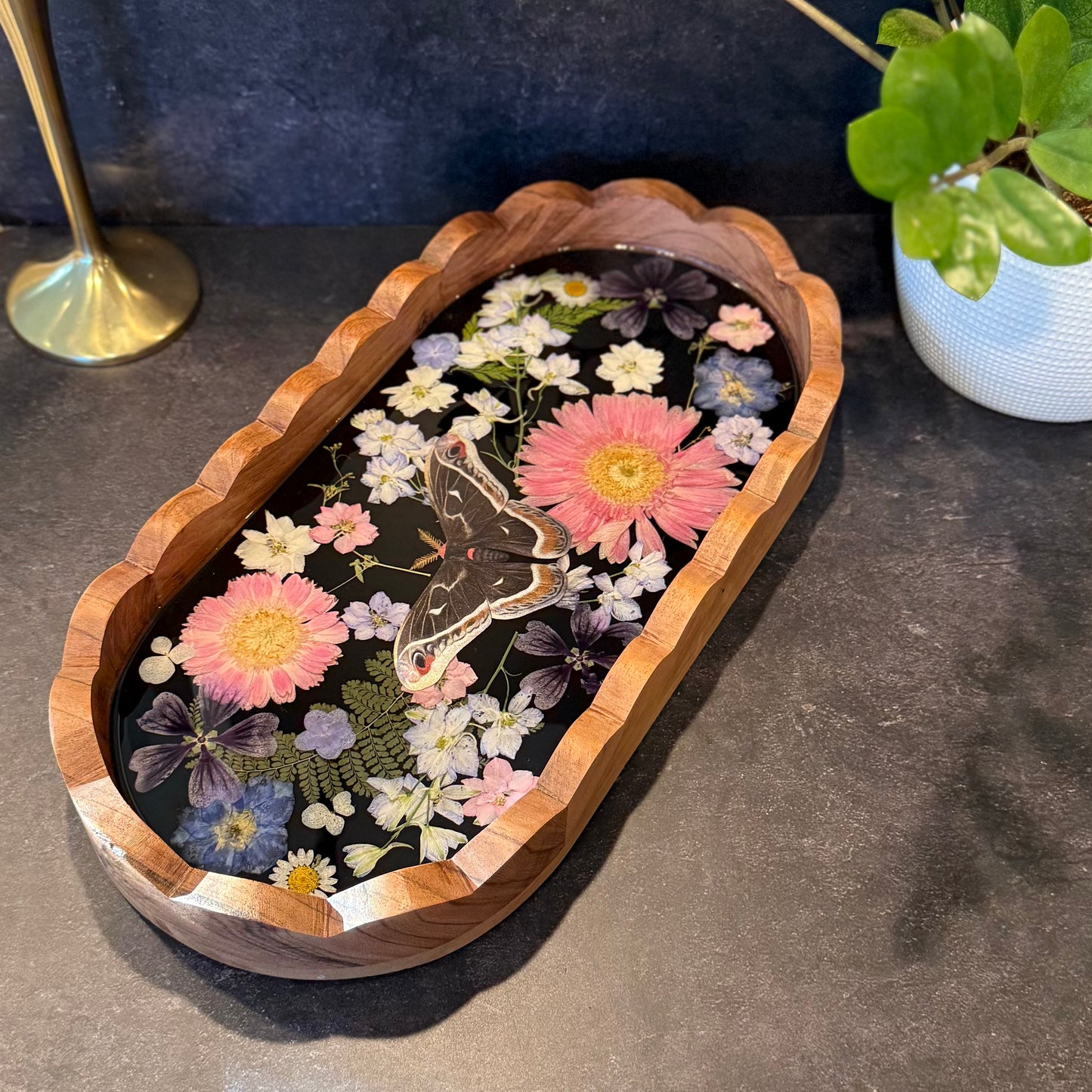 Calleta Moth Coffee Table Tray