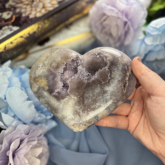 Pink Amethyst Heart