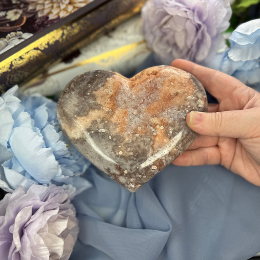 Pink Amethyst Heart
