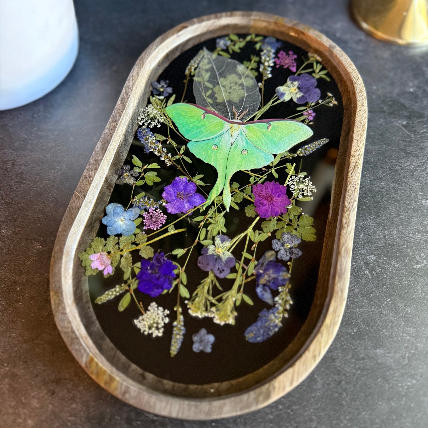 Luna Moth Tray